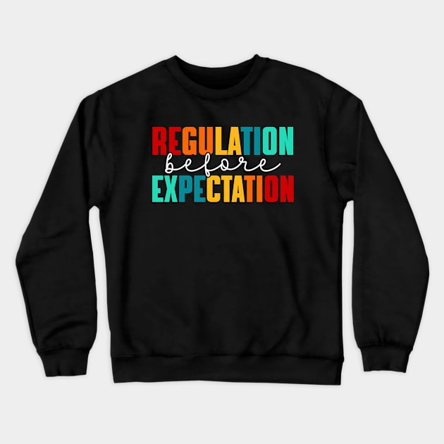 Regulation Before Expectation Crewneck Sweatshirt by Atelier Djeka